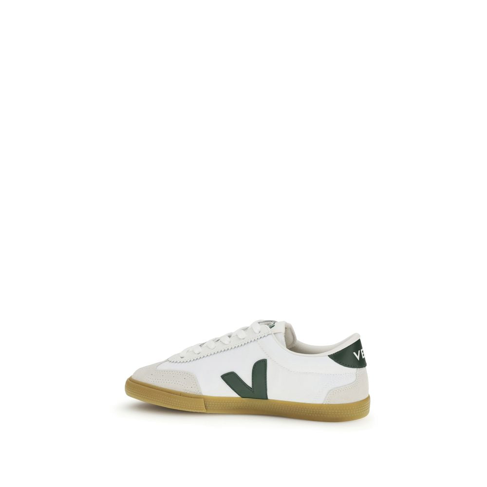 White Calf Leather Bos Taurus Low Top Sneakers