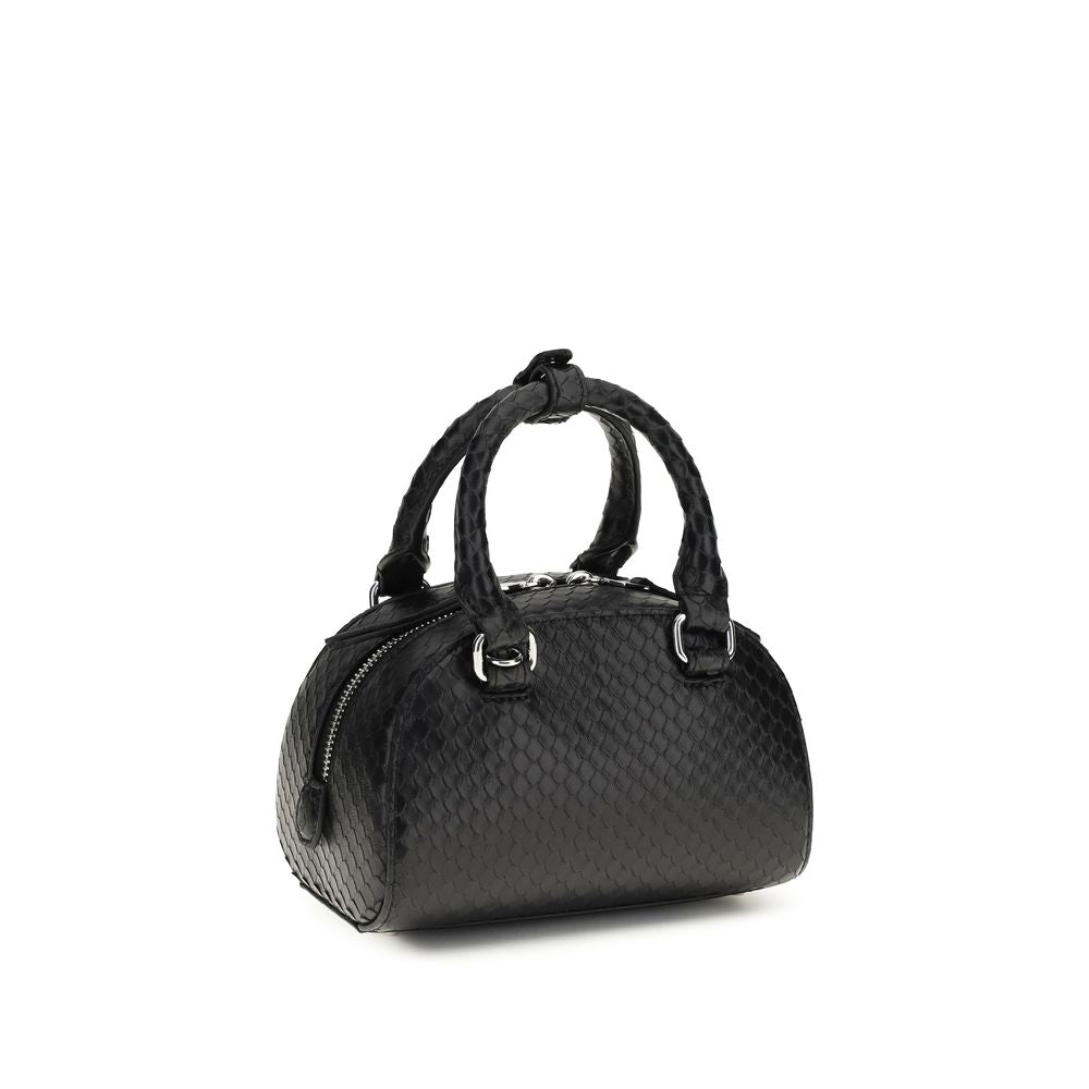 Black Calf Leather Bos Taurus Handbag