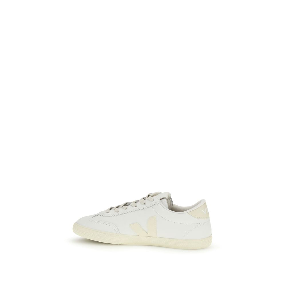 White Calf Leather Bos Taurus Low Top Sneakers
