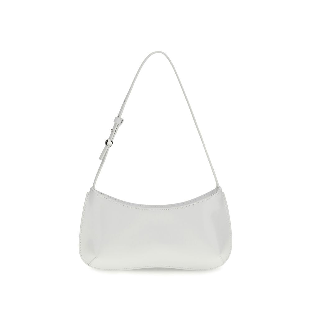 White Calf Leather Bos Taurus Shoulder Bag