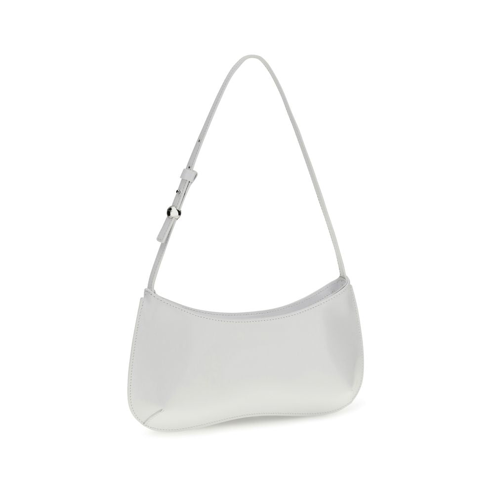 White Calf Leather Bos Taurus Shoulder Bag