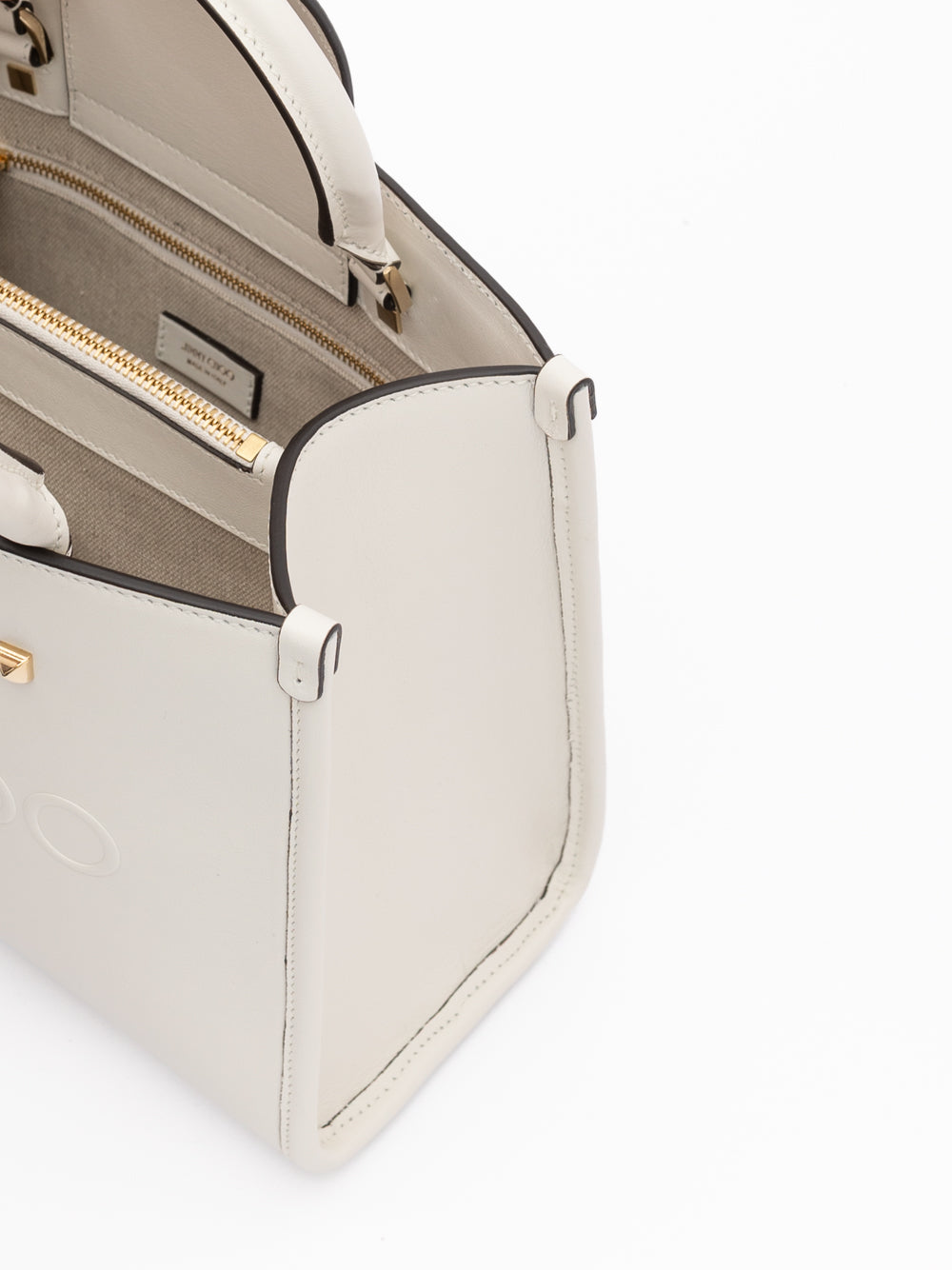 White Avenue S Tote Leather Handbag