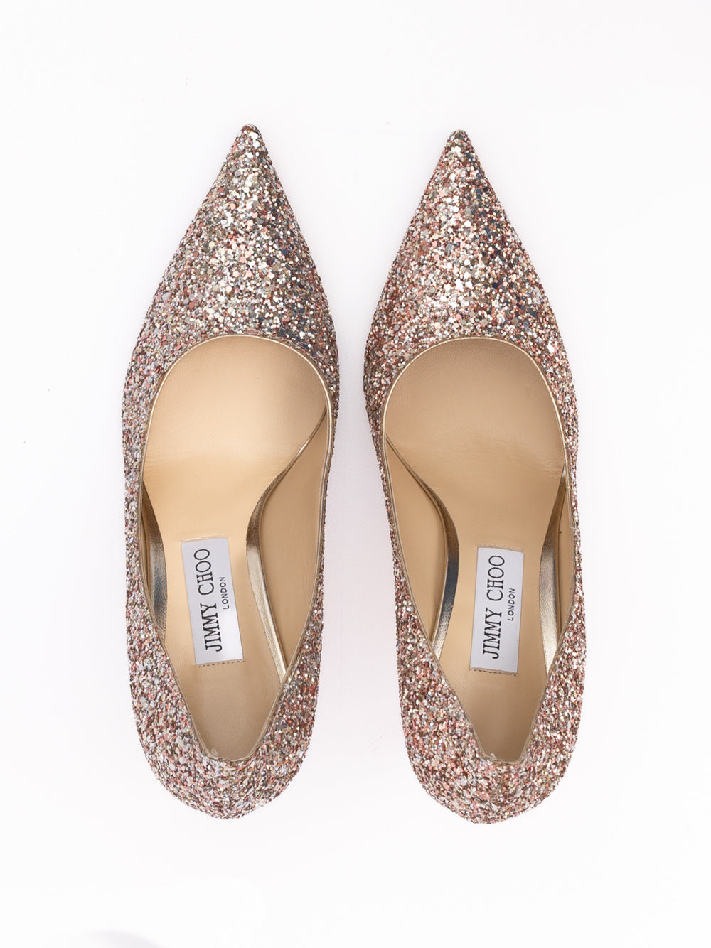 Lodičky Rose Coarse Glitter Love 85