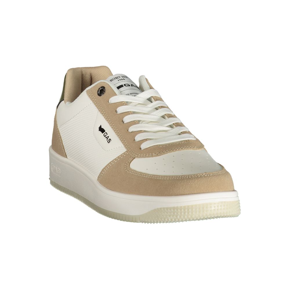 Bianco Polyurethane Men Sneaker