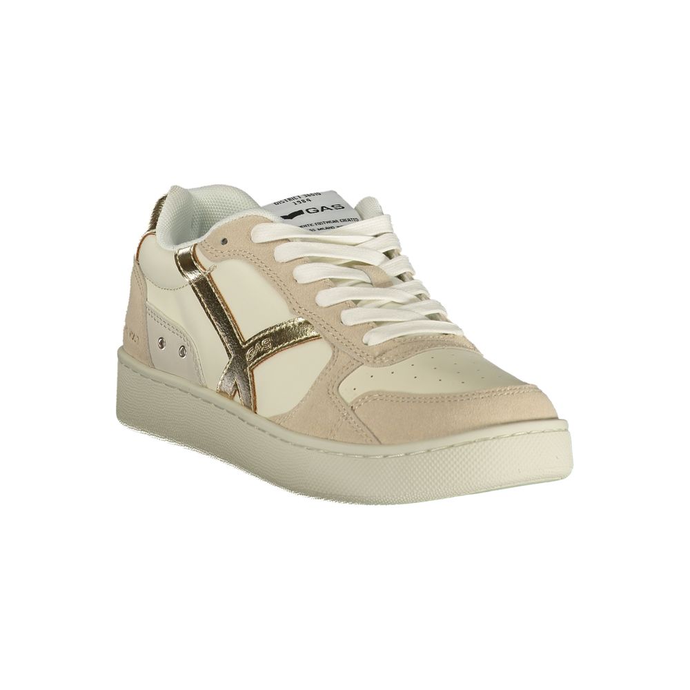 Beige Polyester Women Sneaker