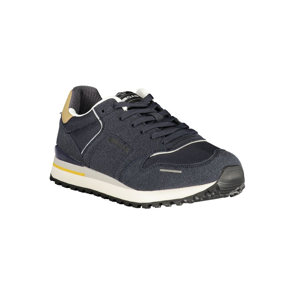 Blu Polyester Men Sneaker