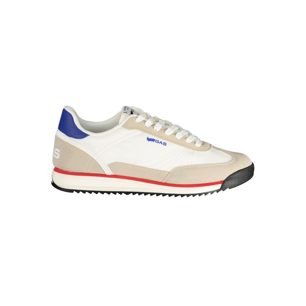 White Polyurethane Men's Sneaker