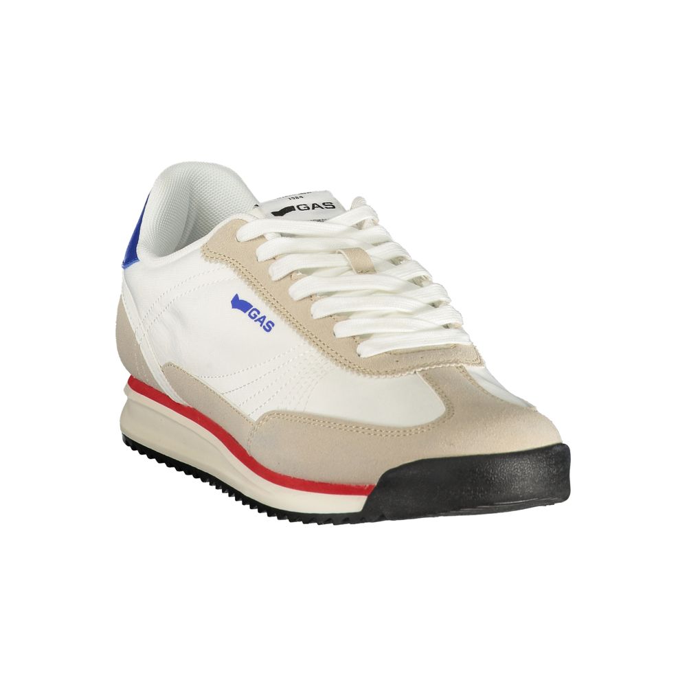 White Polyurethane Men's Sneaker