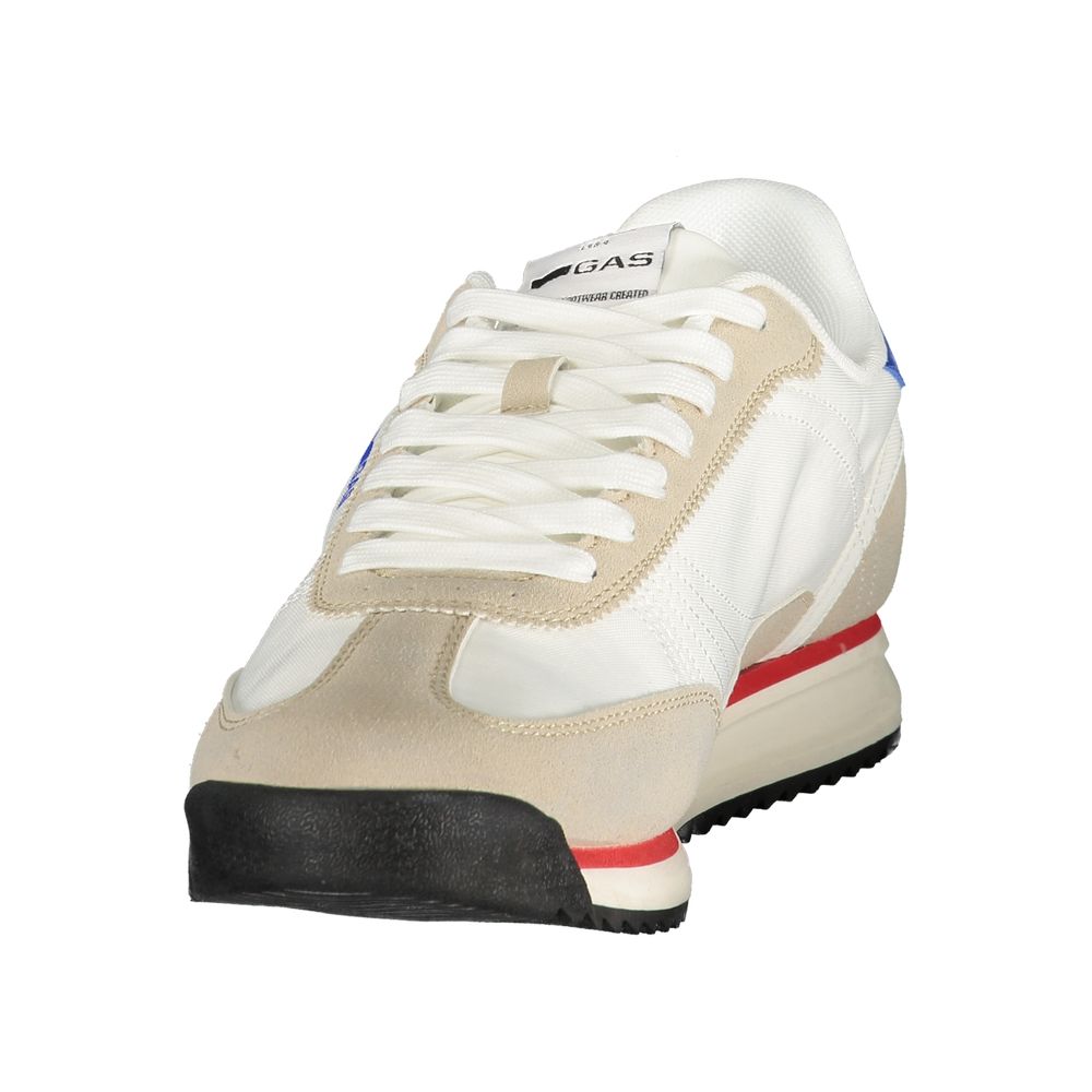 White Polyurethane Men's Sneaker