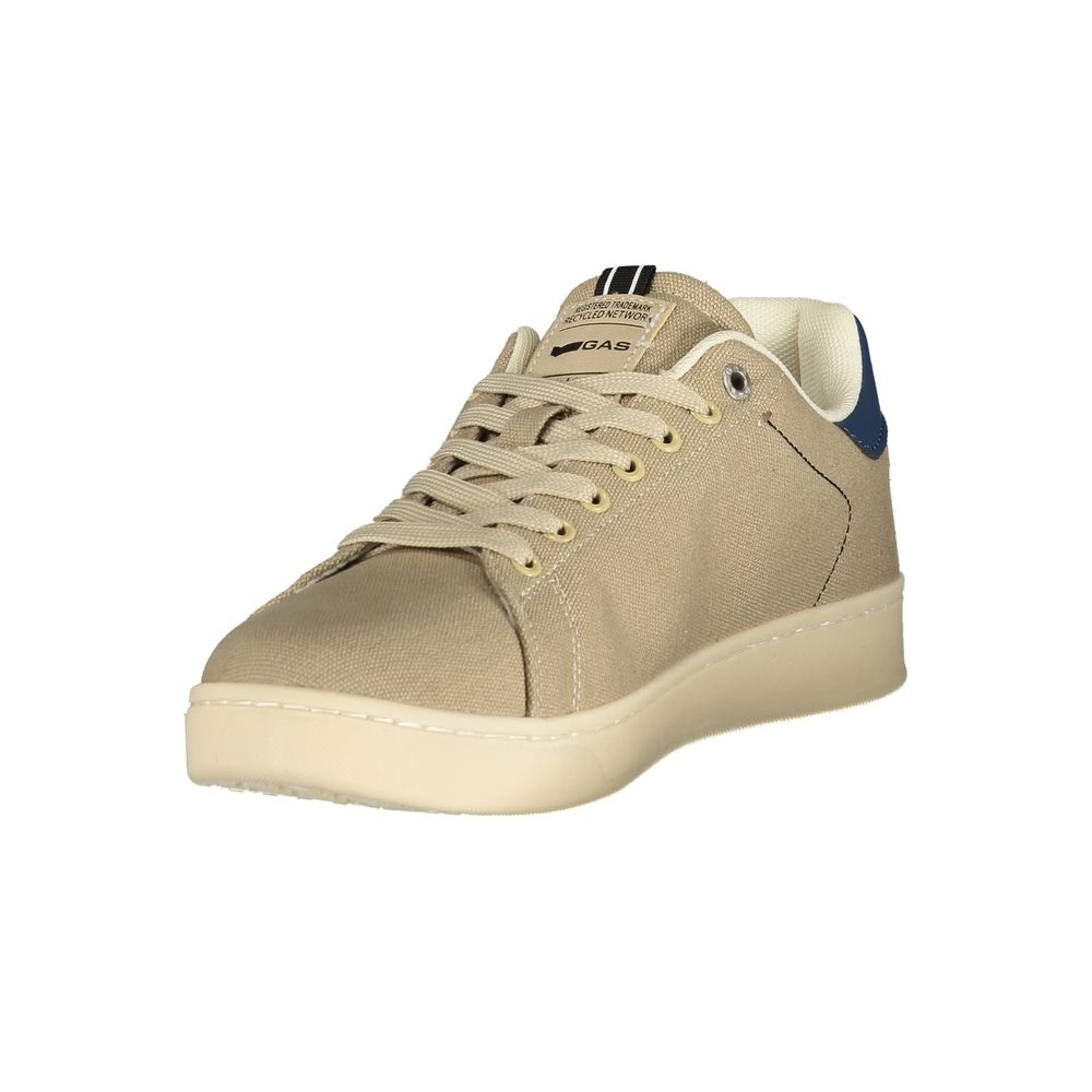 Beige Polyester Men Sneaker