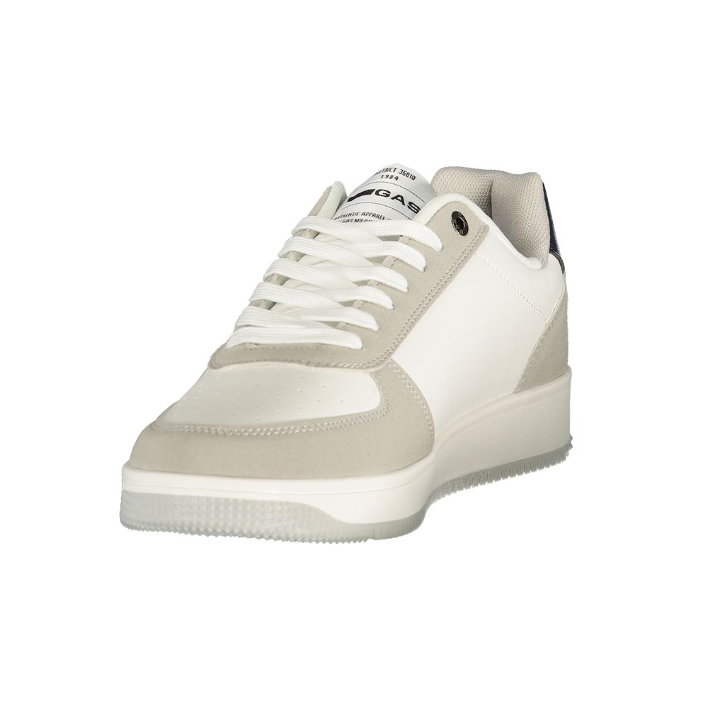 Bianco Polyurethane Men Sneaker