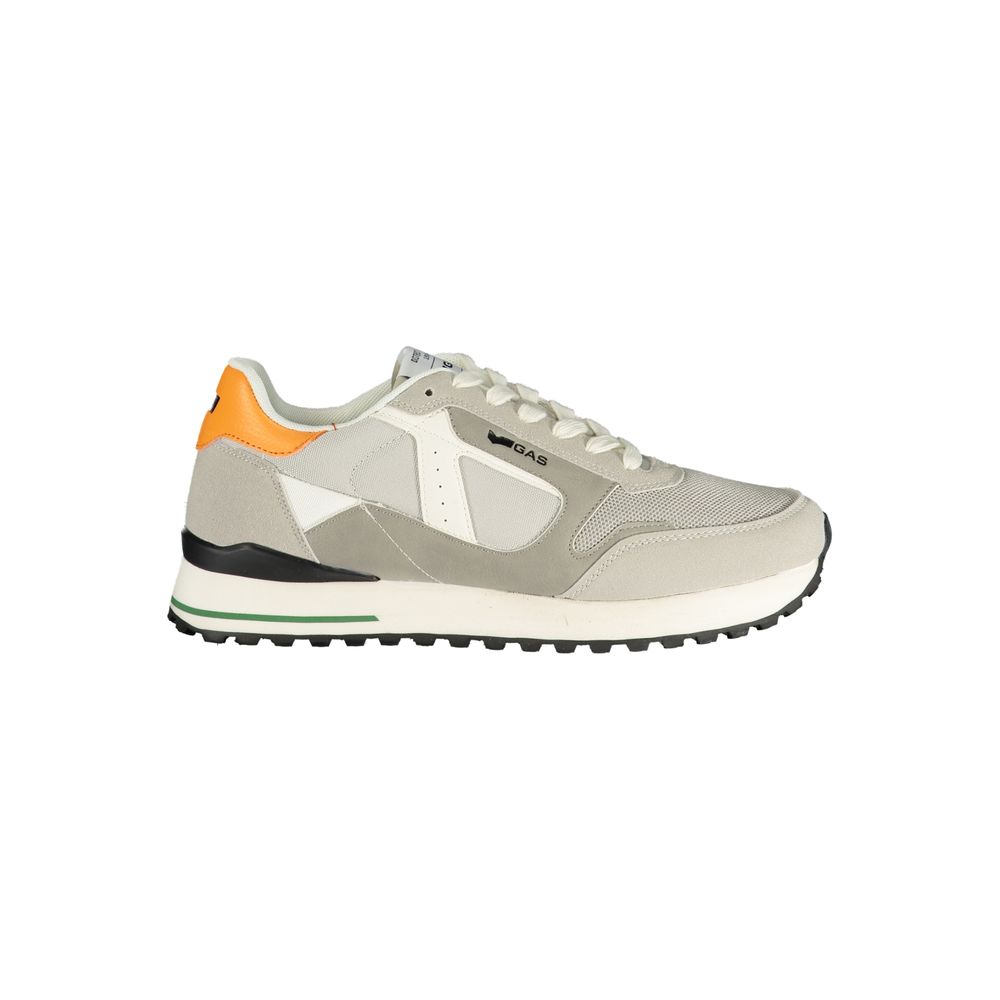 Grigio Polyurethane Men Sneaker