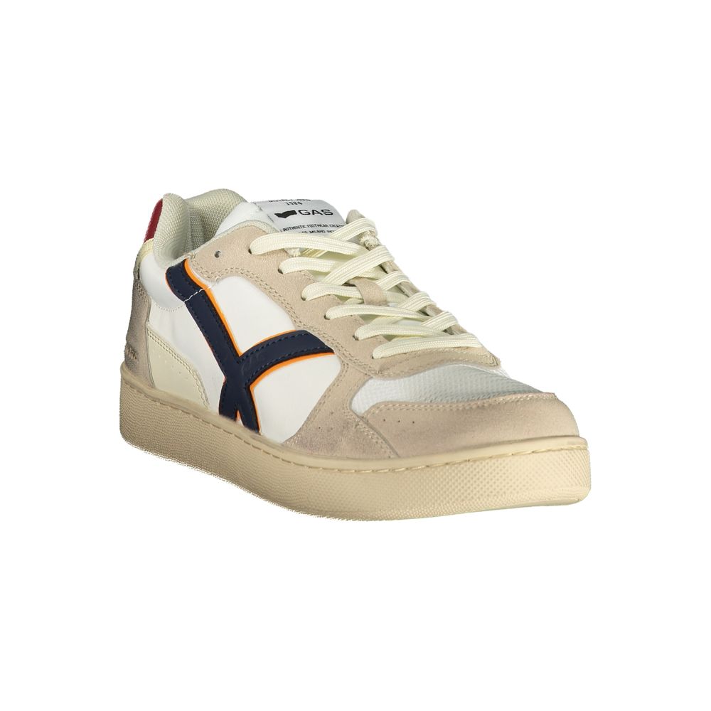 Bianco Polyurethane Men Sneaker