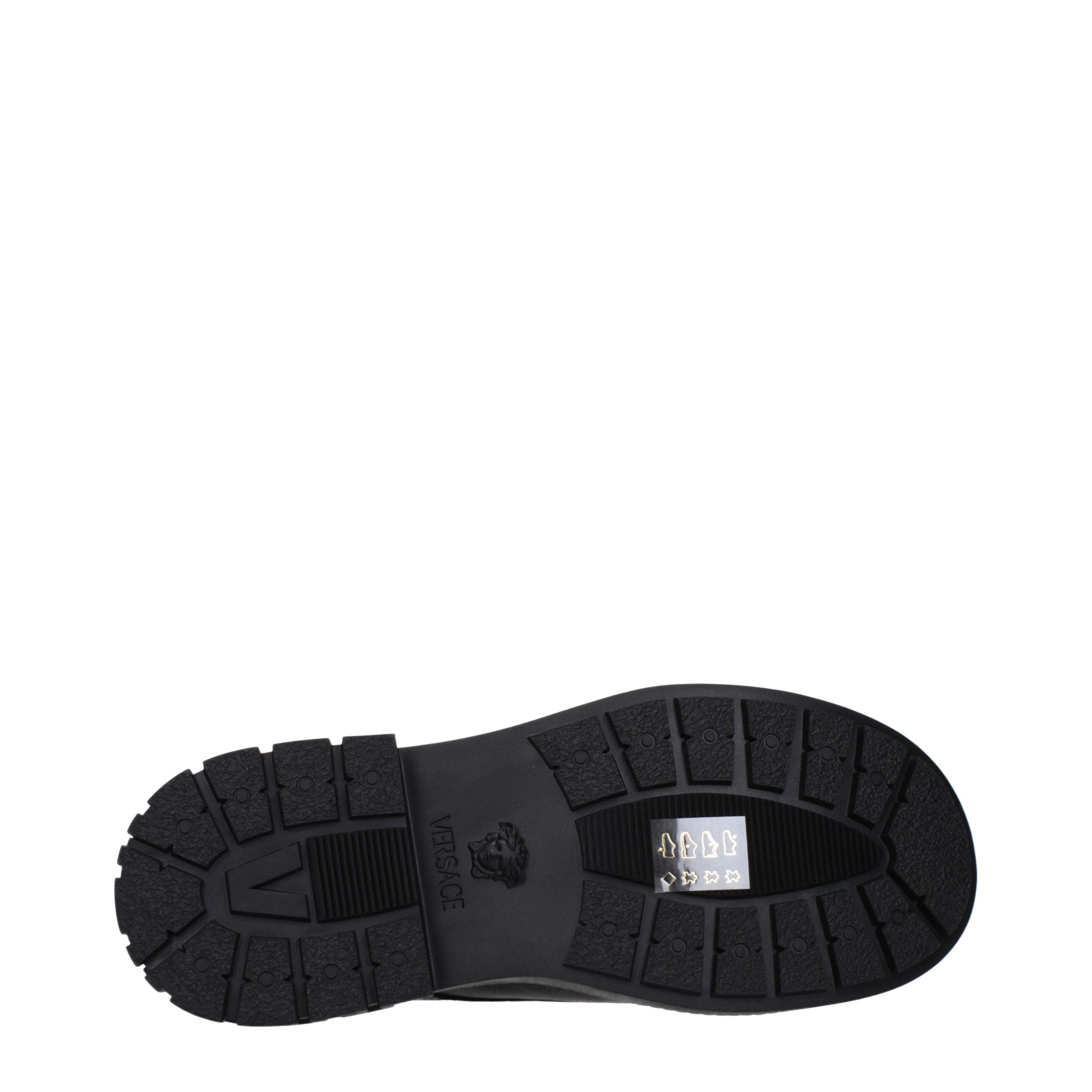 Black Leather Oxfords And Derbies