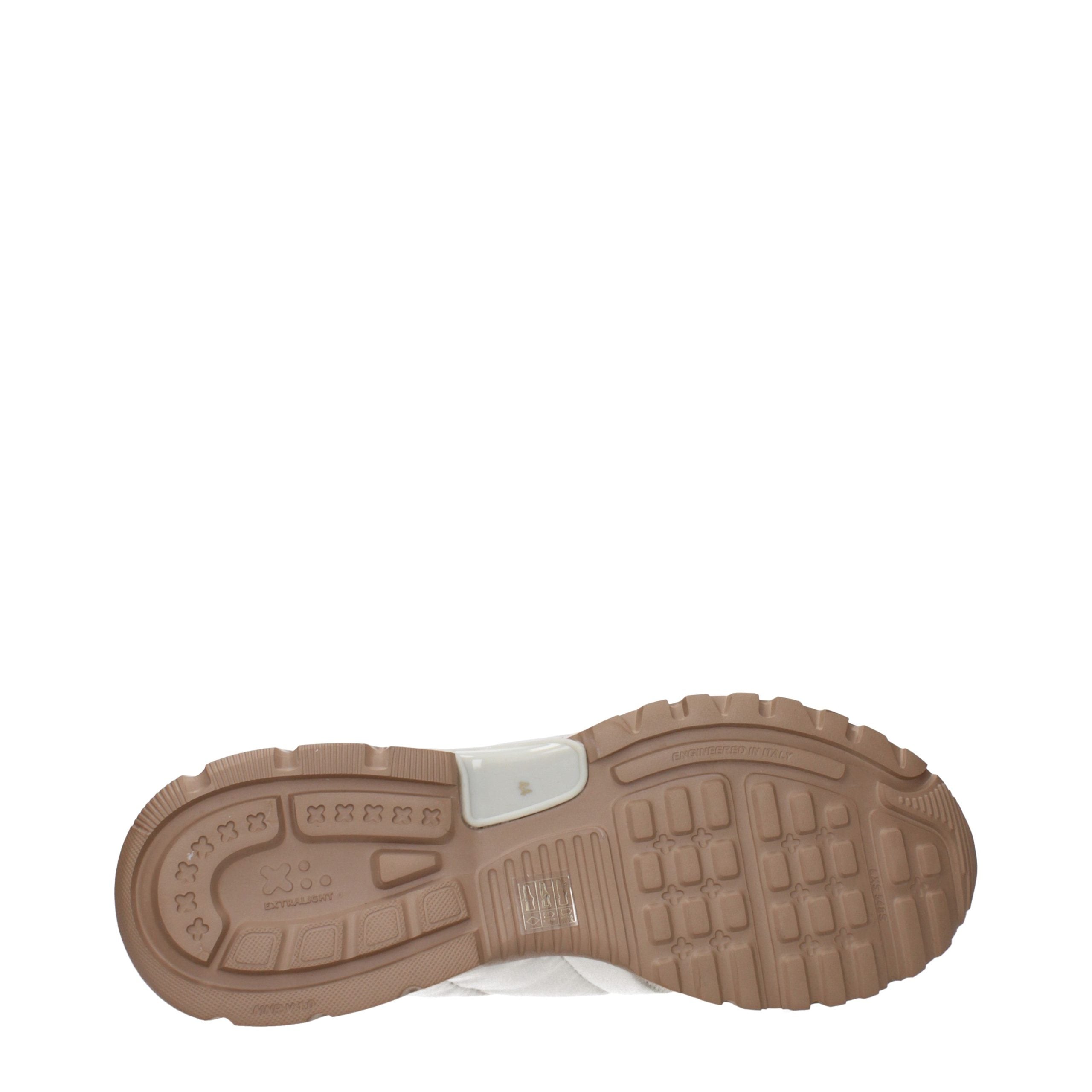 Beige Fabric Chunky Sneakers