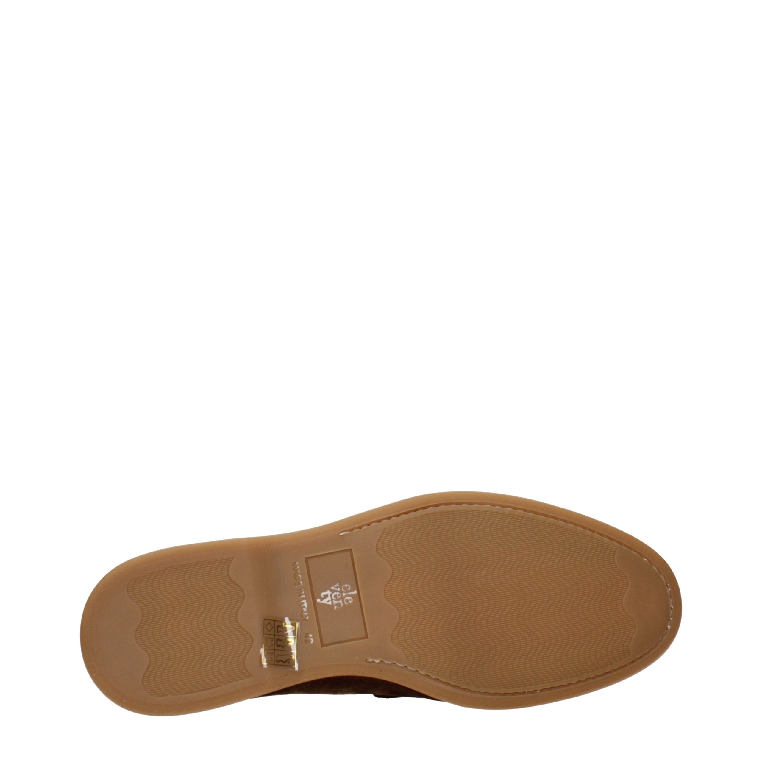 Brown Leather Slip-On Loafers