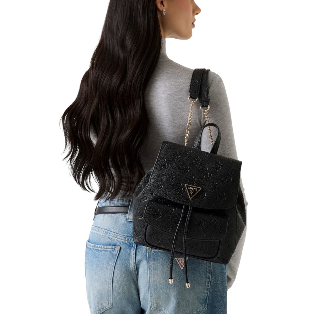 Black Polyethylene Backpack