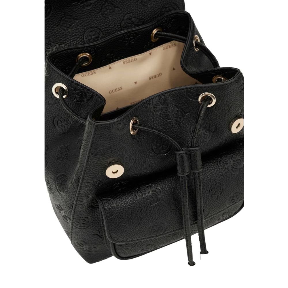 Black Polyethylene Backpack