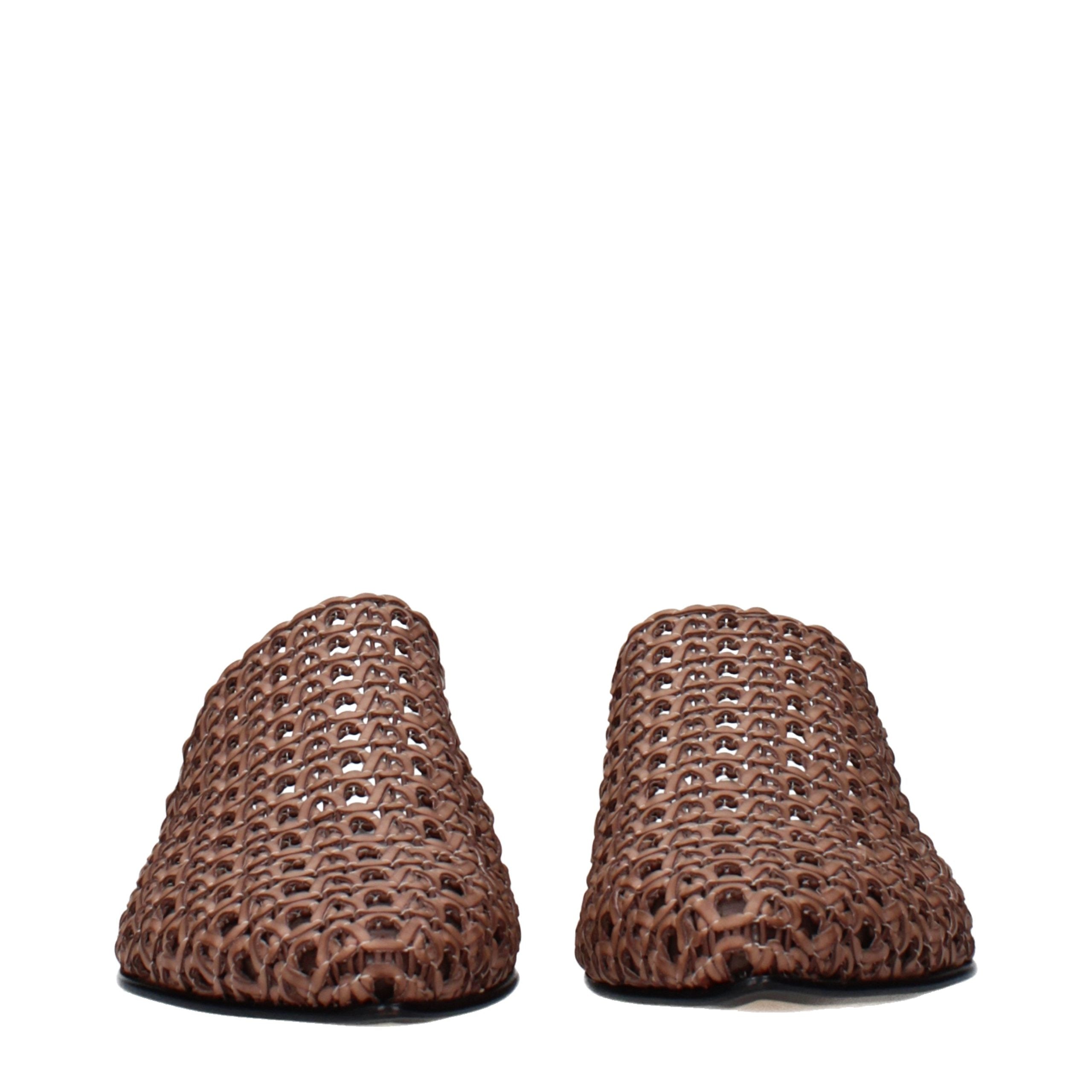 Brown Leather Slippers