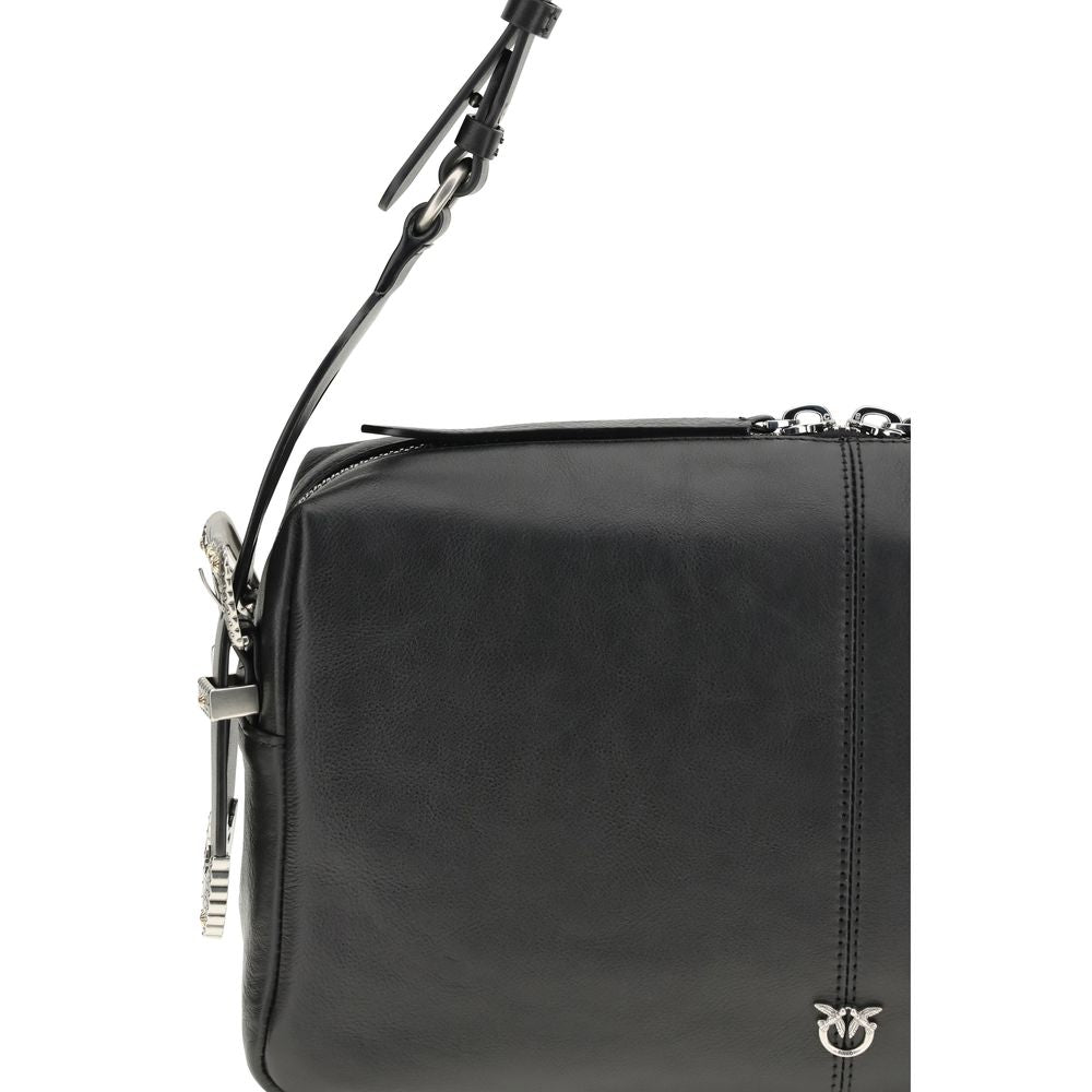 Black Calf Leather Bos Taurus Shoulder Bag