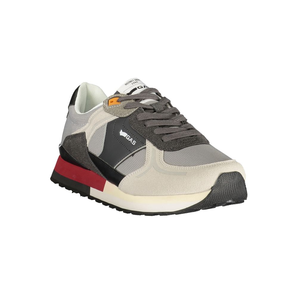 Grey Polyurethane Men Sneaker
