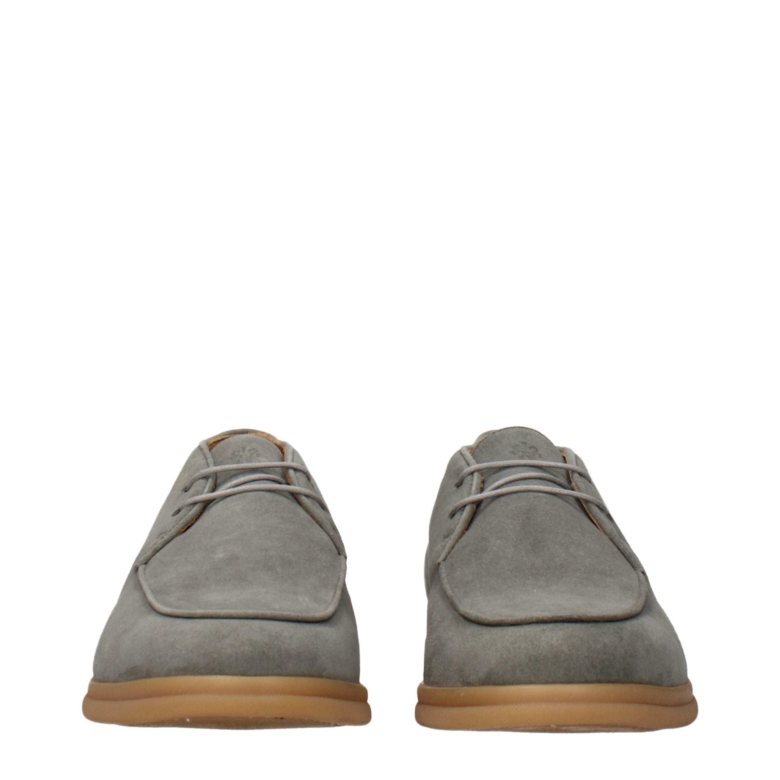 Green Leather Lace-Up Boots