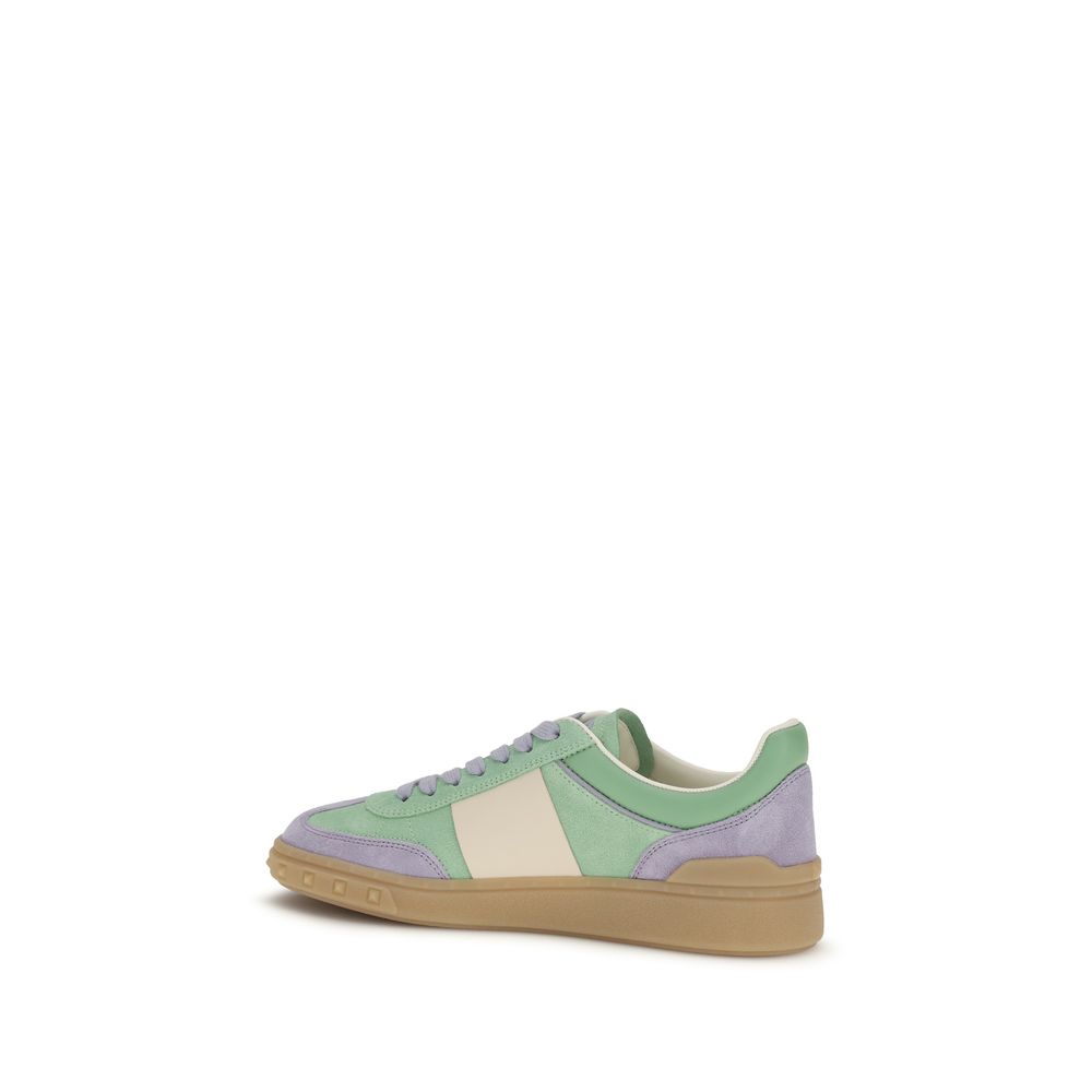 Multicolor Calf Leather Bos Taurus Low Top Sneakers
