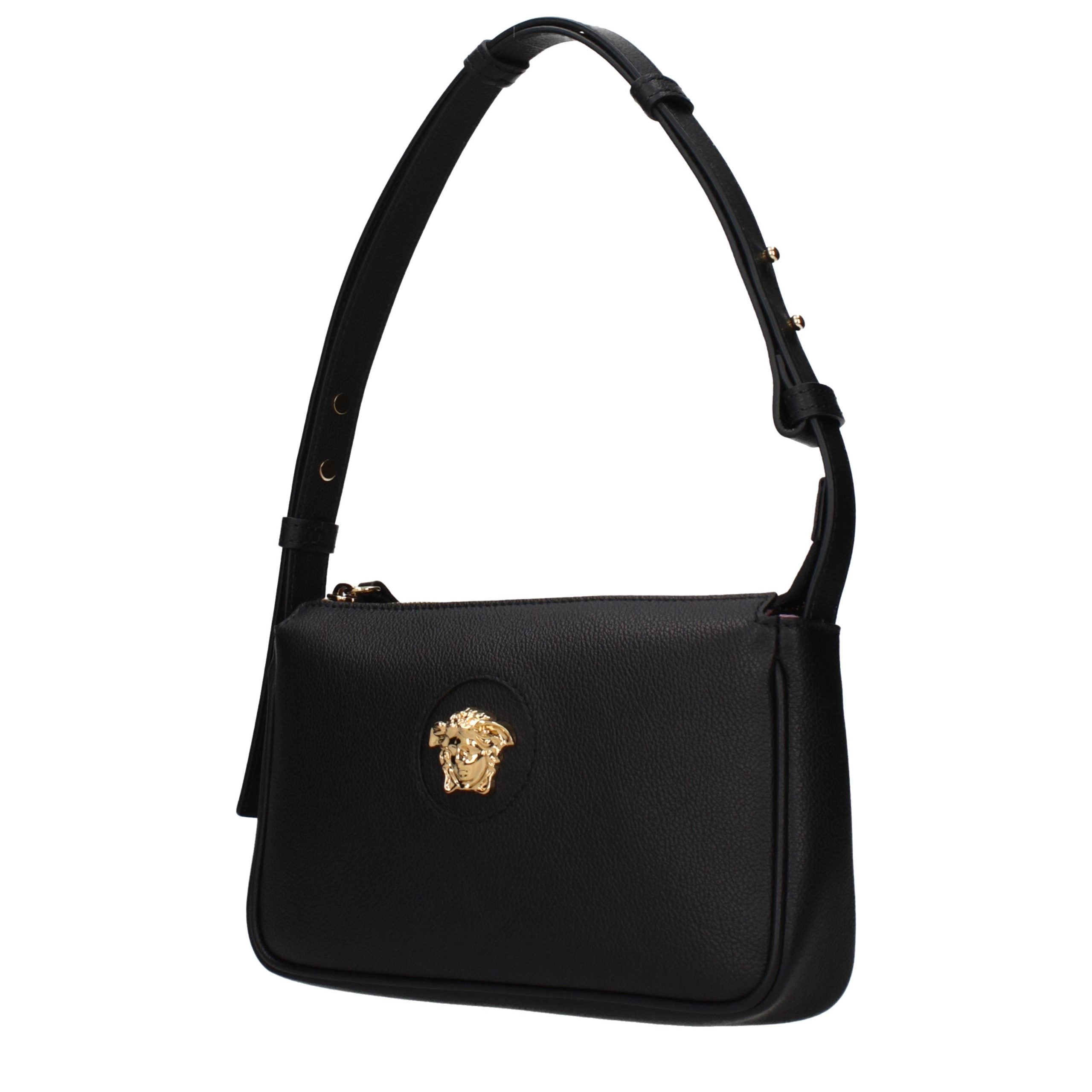 Black Leather Shoulder Bag