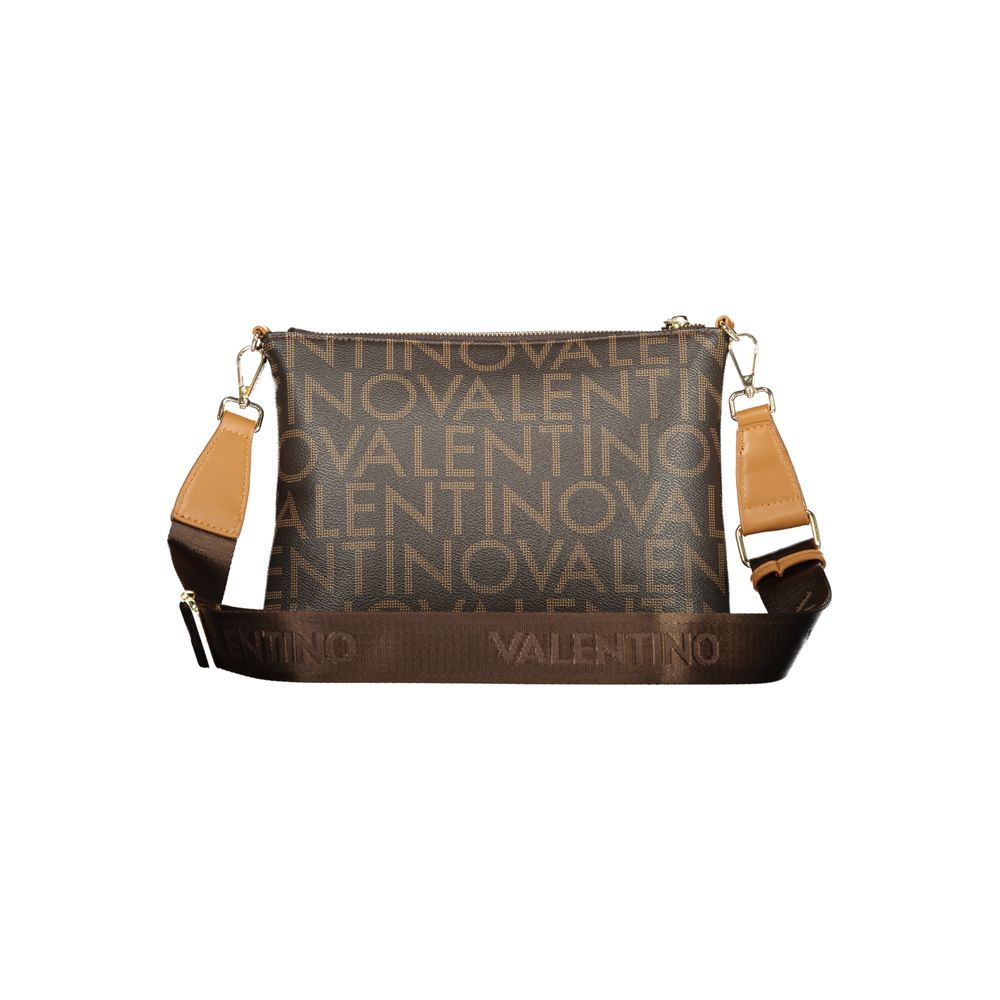 Brown Polyethylene Handbag - styloora.cz