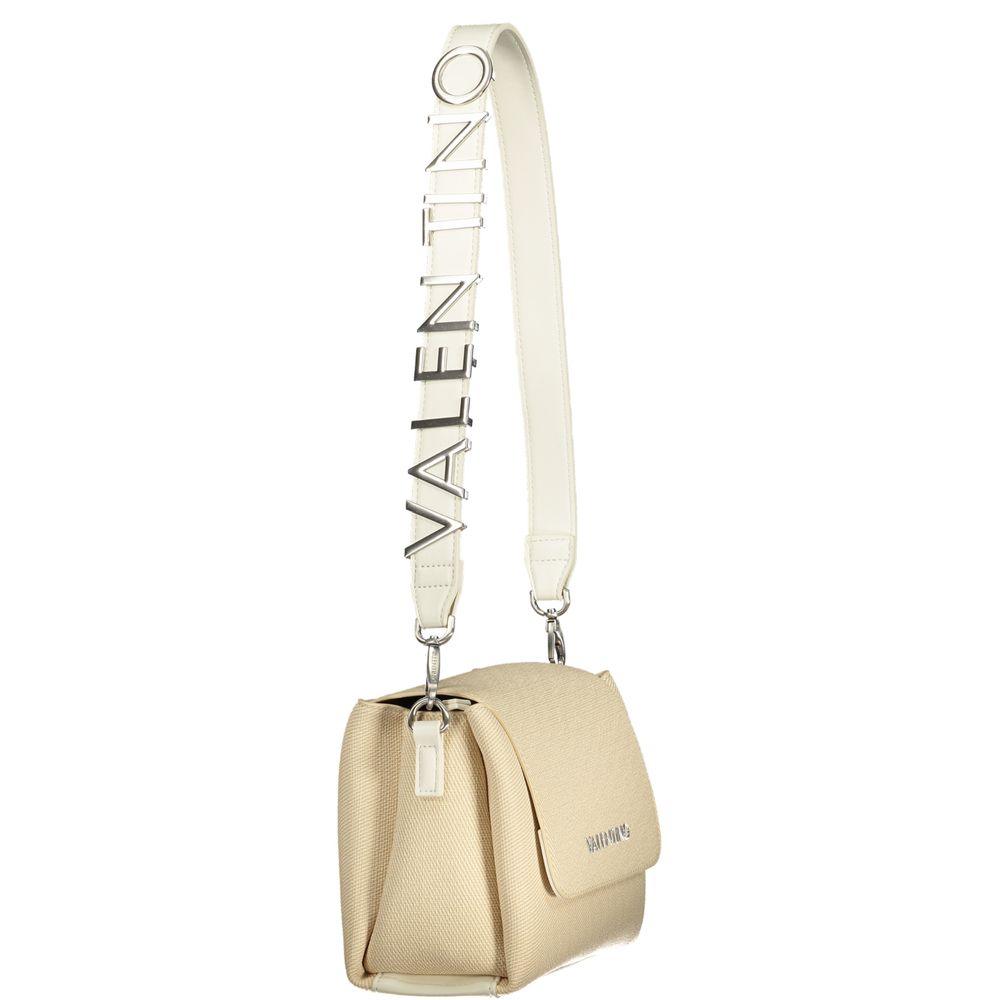 Beige Polyurethane Women's Bag