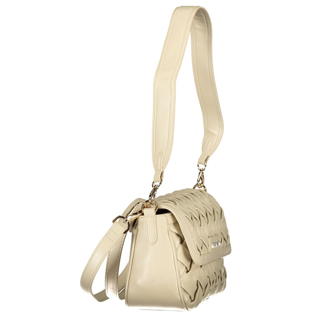 Beige Polyethylene Handbag - styloora.cz