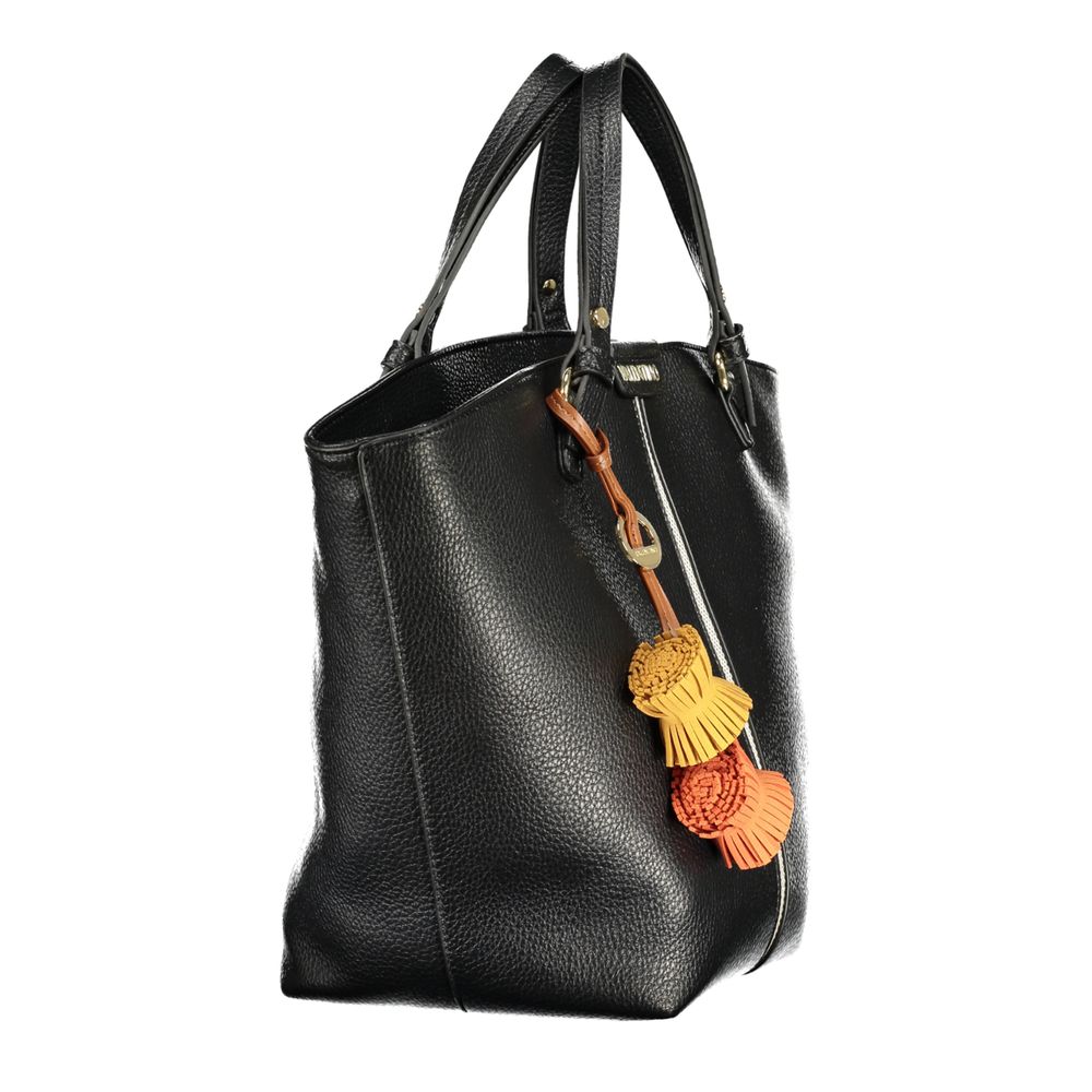 Black Polyethylene Handbag - styloora.cz