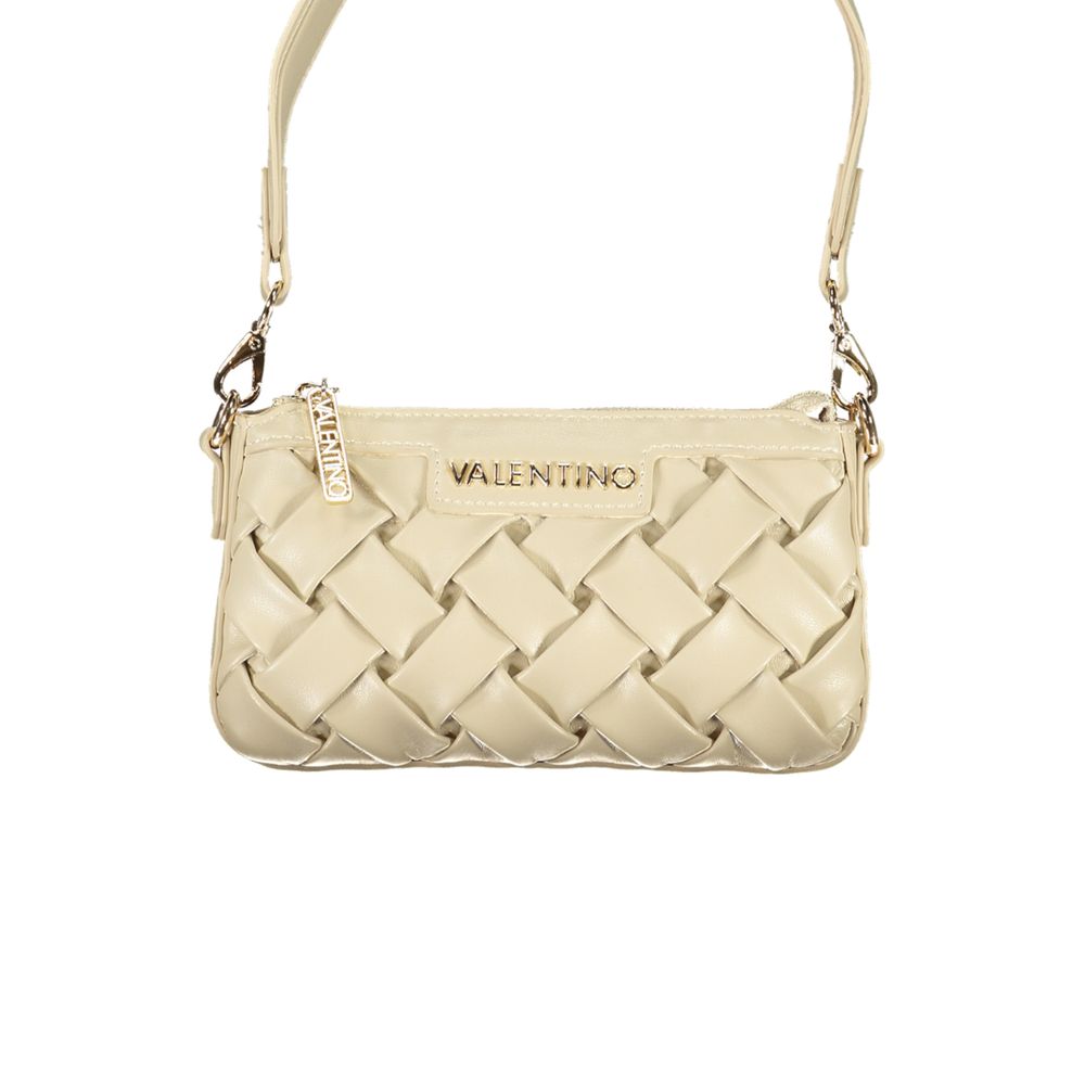 Beige Polyethylene Handbag - styloora.cz