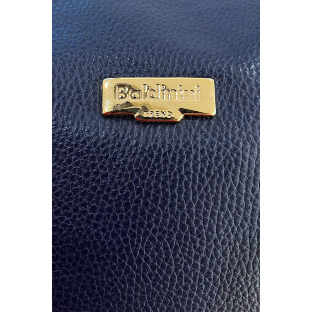 Modrá crossbody taška z hovězí kůže