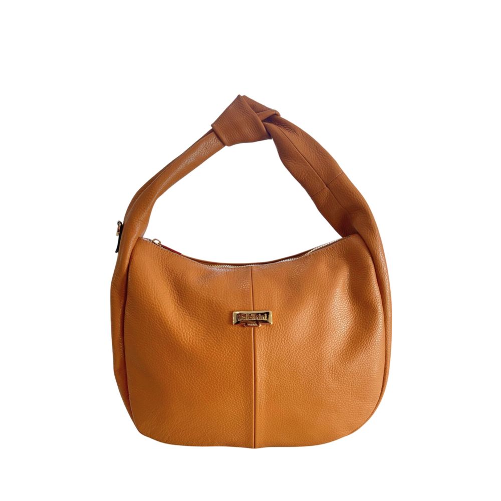 Brown Cowhide Clutch Bag