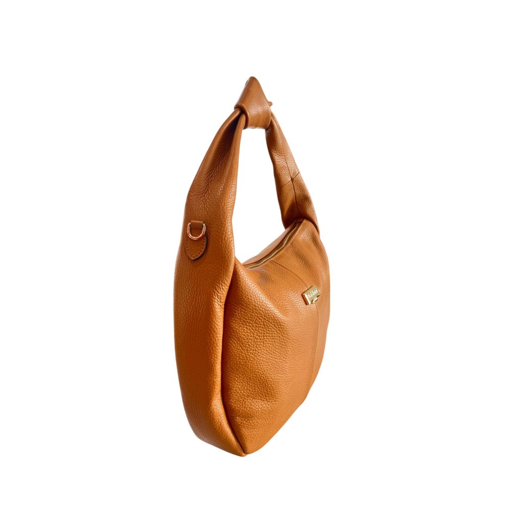 Brown Cowhide Clutch Bag
