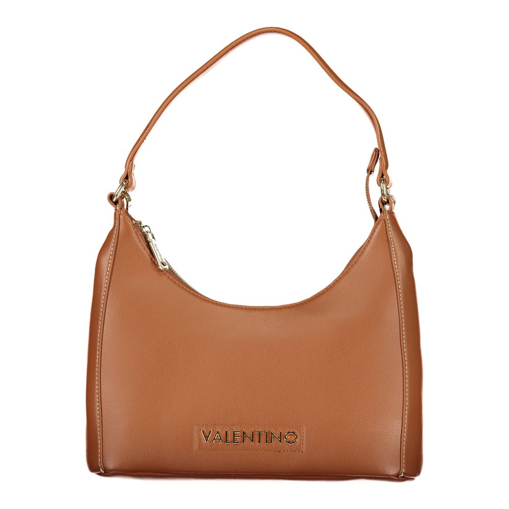 Brown Polyurethane Womens Bag