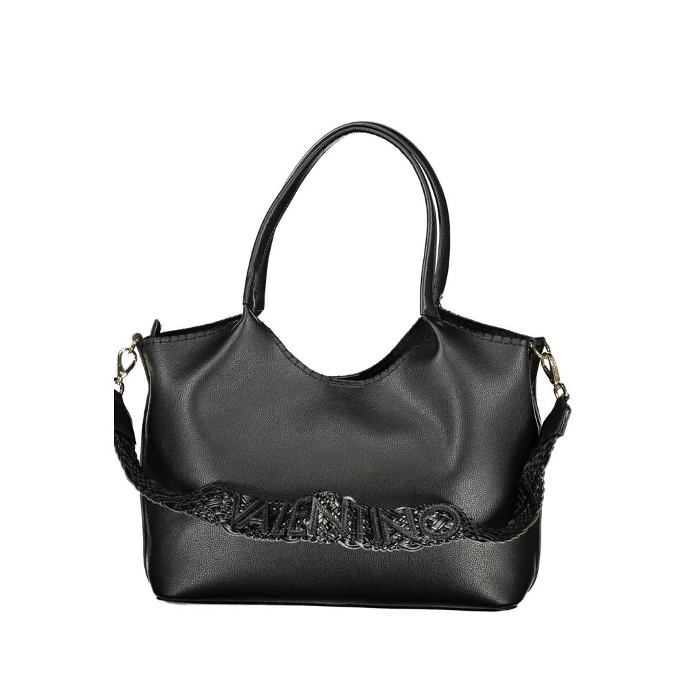 Black Polyurethane Women's Bag