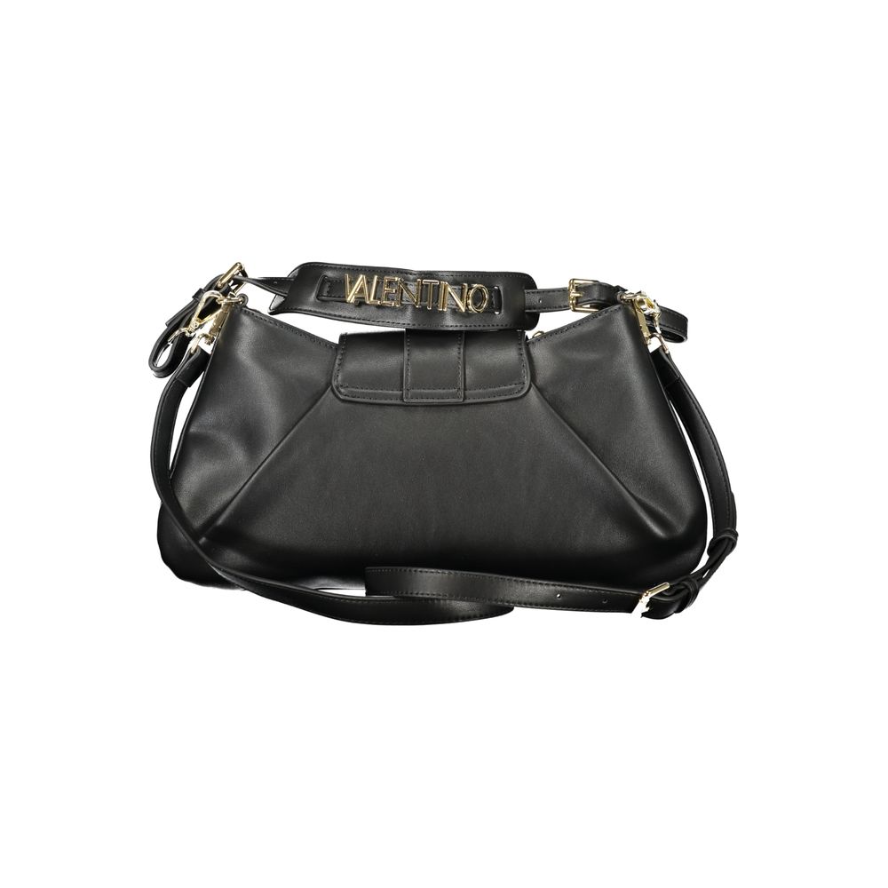 Black Polyurethane Women's Bag