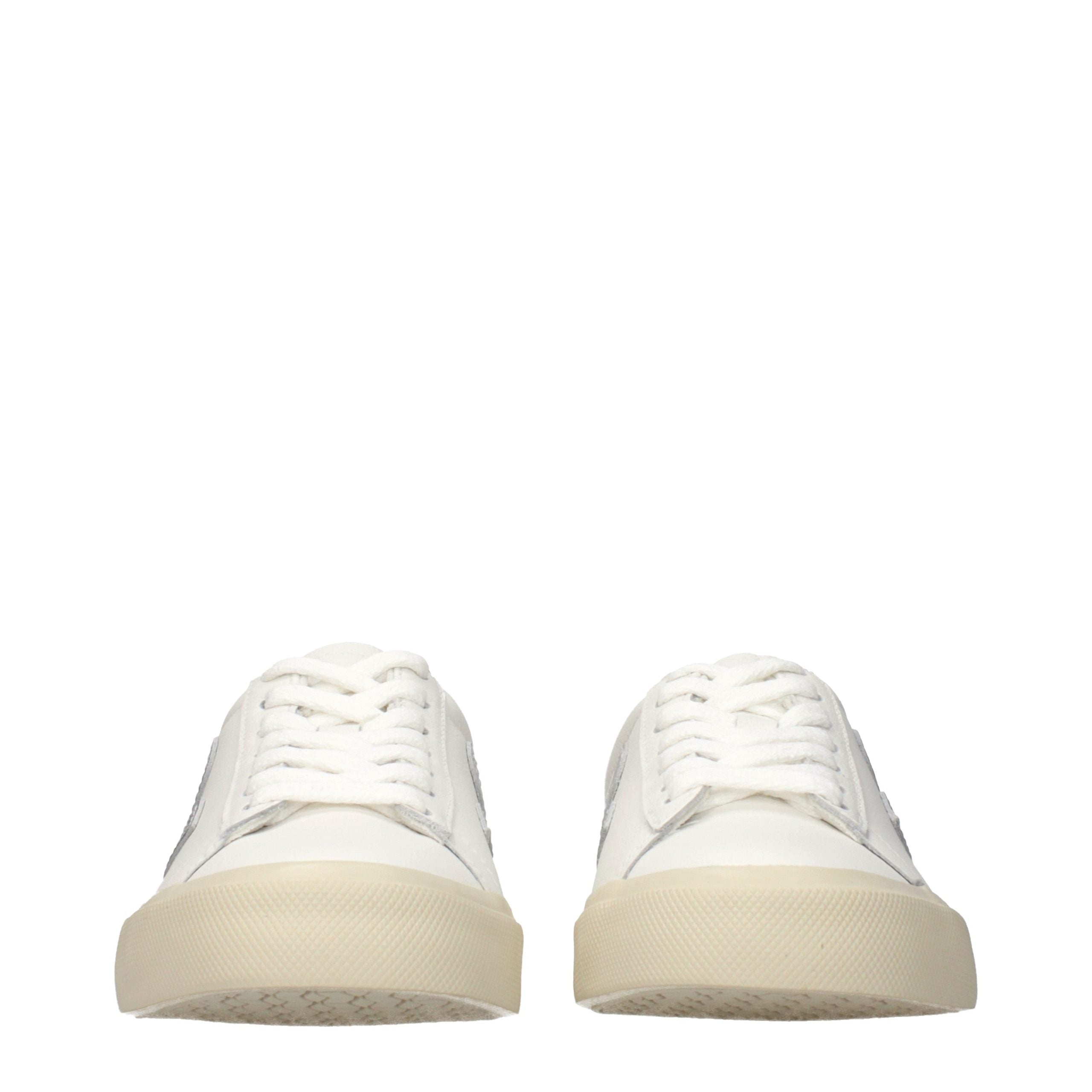 Blue Leather Low Top Sneakers