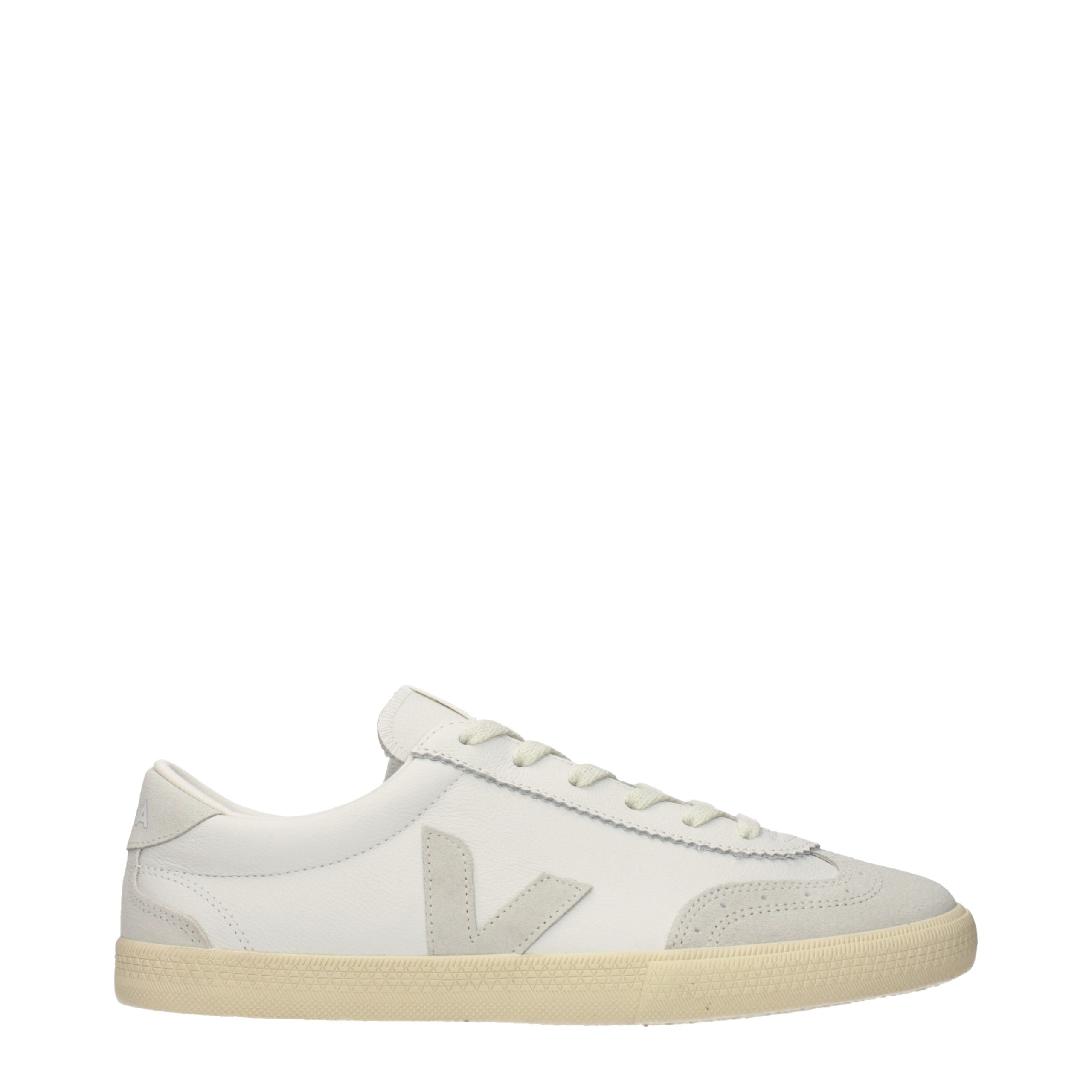 Blue Leather Sneakers