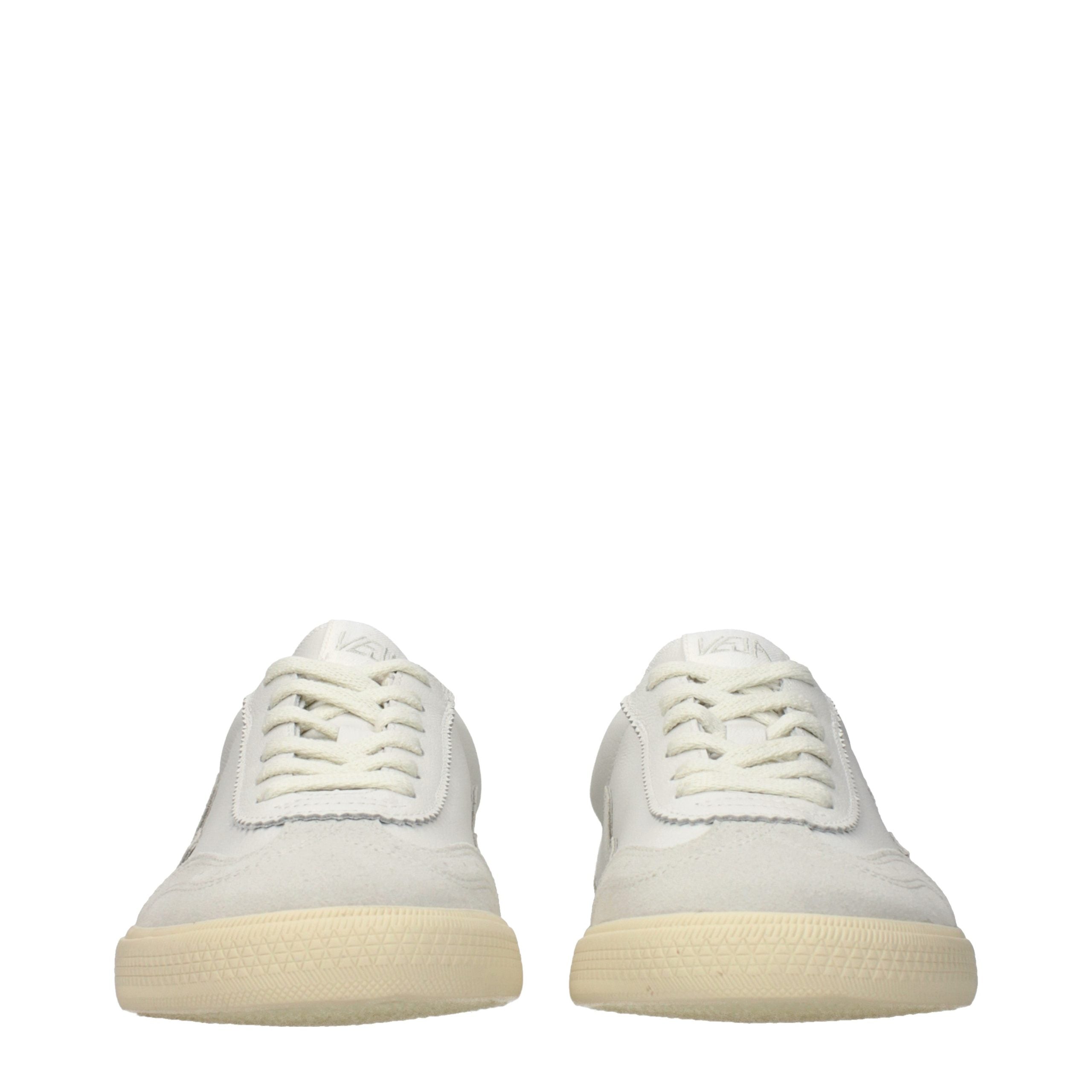 Blue Leather Sneakers
