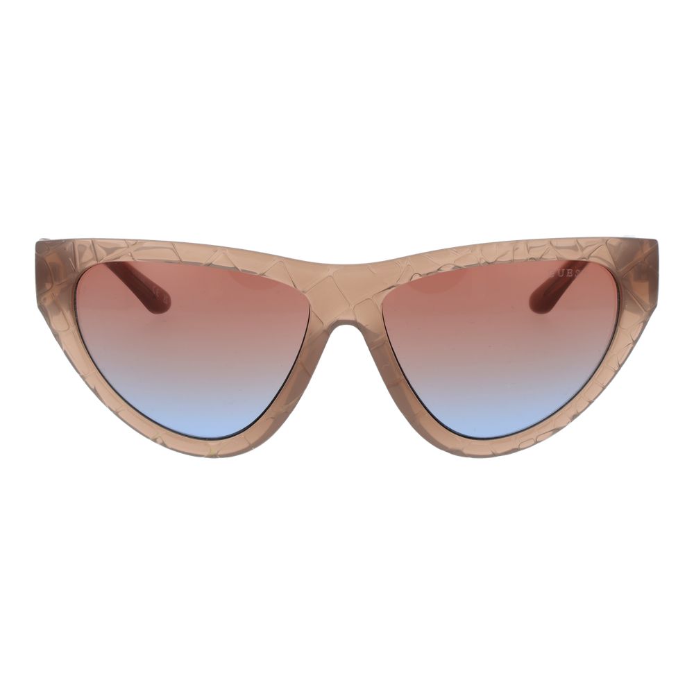 Beige Plastic Sunglasses