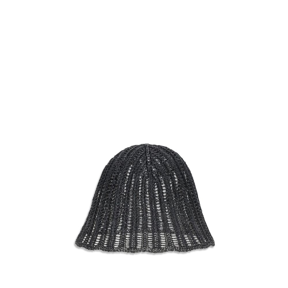 Černý klobouk typu bucket z polyamidu