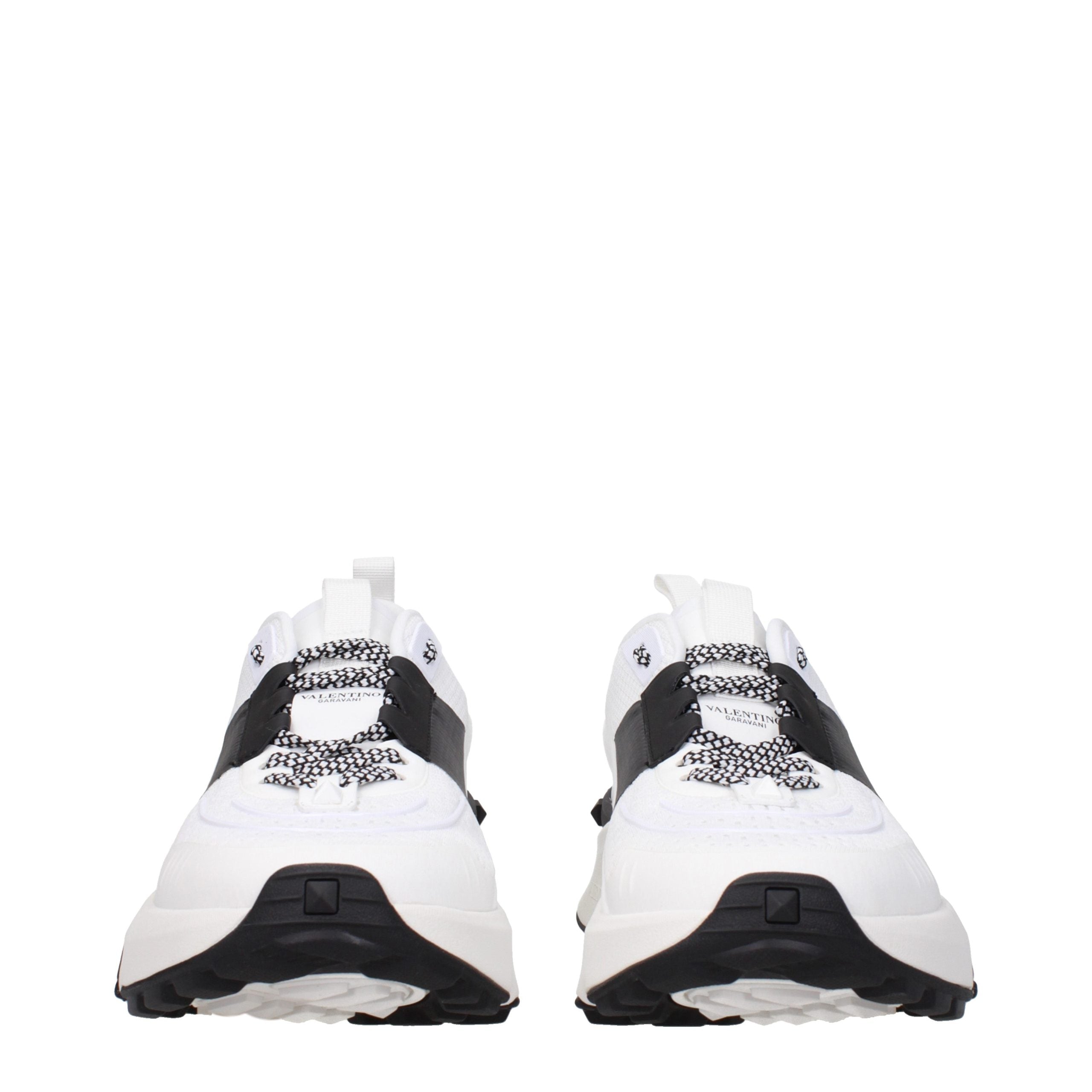 Blue Fabric Athletic Sneakers