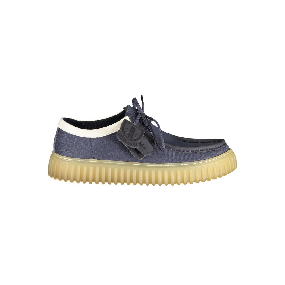 Blue Fabric Men's Shoe - styloora.cz