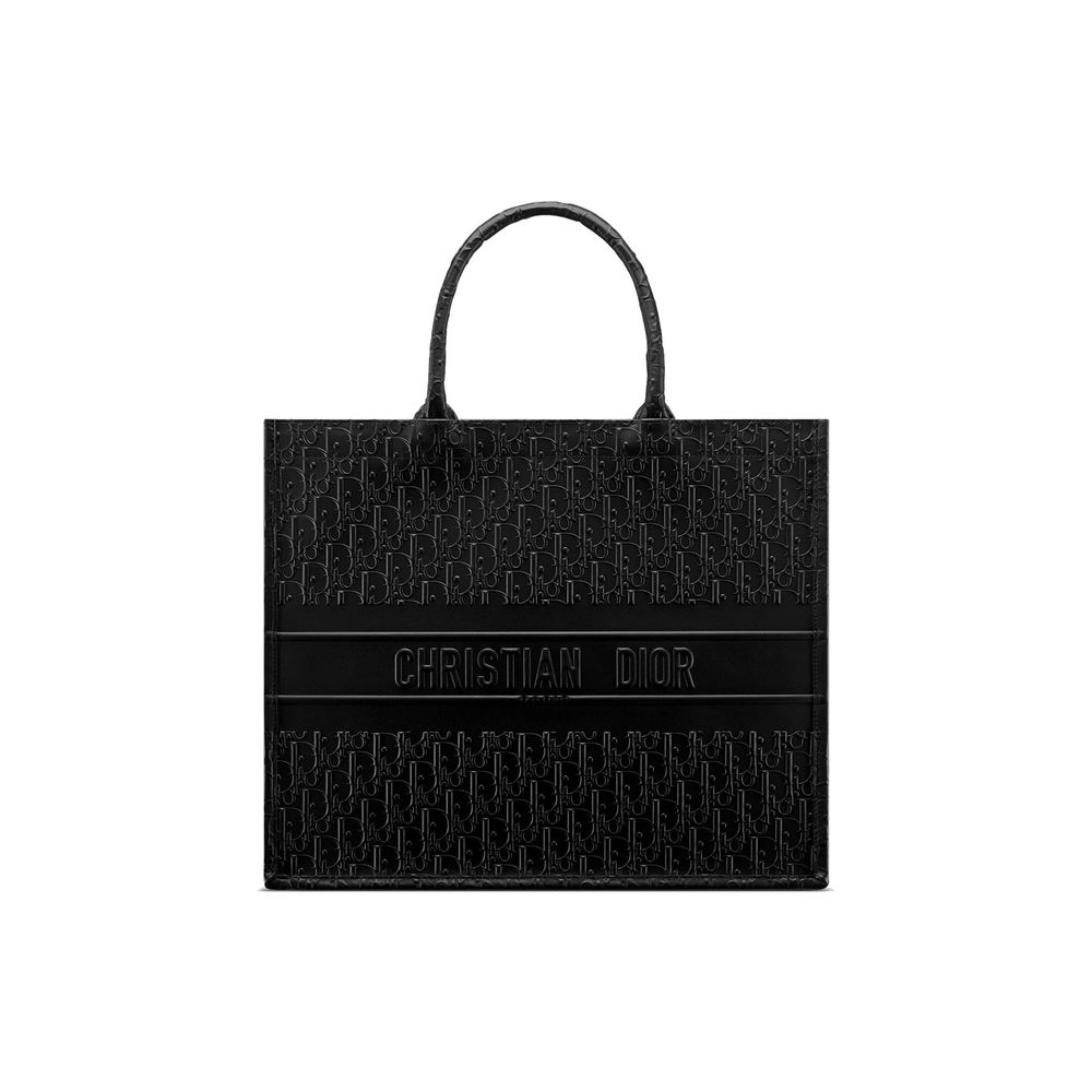 Black Calfskin Tote Bag - styloora.cz