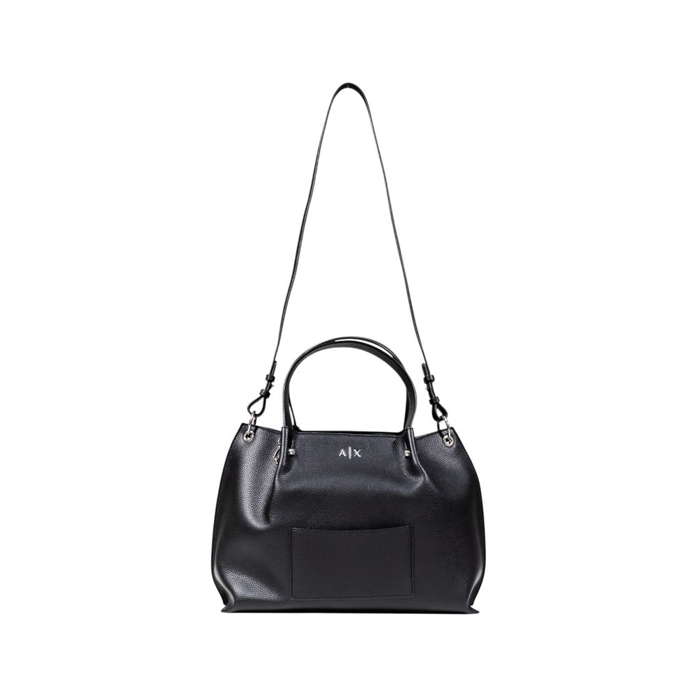 Black Polyester Handbag