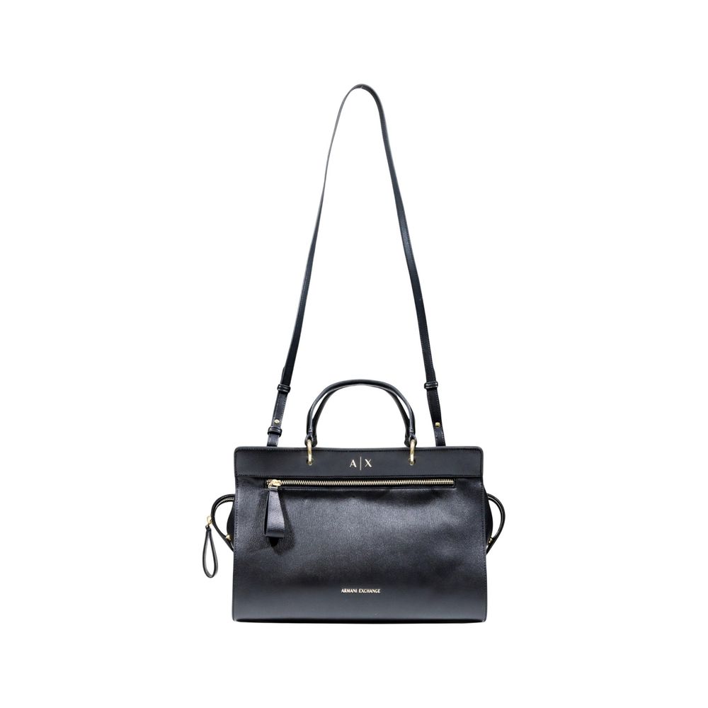 Black Polyester Handbag