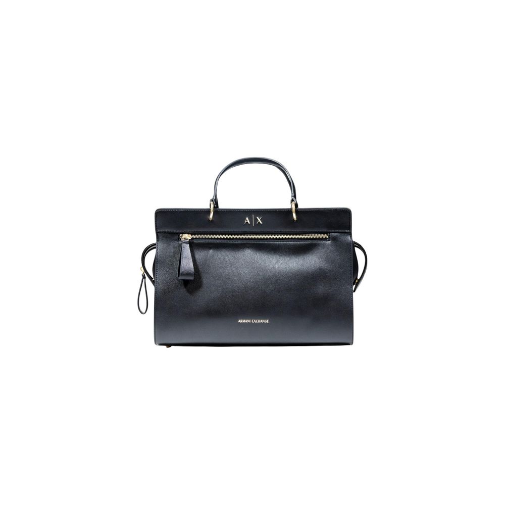Black Polyester Handbag